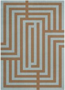 Tappeto in lana a pelo lungo e corto tessuto a mano Residue