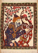 Isfahan Tappeto persiano 80 x 60 (Iran) Annodato A Mano