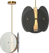 Lampada black APP1675-CP Round