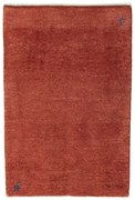 Gabbeh Tappeto 90x60 Rosso (Iran) Annodato A Mano