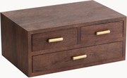Scatola portaoggetti decorativa in legno di mango Suva