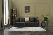 Divano Letto Angolare Eleganza / Aydam Left - Anthracite