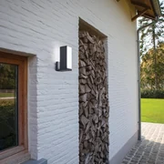 Applique LED moderno da esterno Cuba grigio IP54, con regolazione di temperatura dimmerabile 1000 lumen, LUTEC