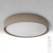 Brilagi - Plafoniera dimmerabile a LED LUCIA LED/60W/230V Ø 59 cm marrone + telecomando
