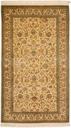 Cashmere Silk Tappeto 160 x 90 Beige (Indian) Annodato A Mano