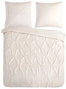 Set lenzuola letto matrimoniale in microfibra crema 200x220 cm Pure Elegance - Good Morning