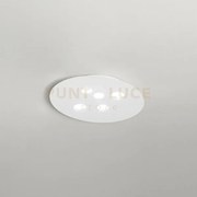 Luna p/m - plafoniera metallo e alluminio bianco 5 luci attacco gx5...
