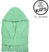 Accappatoio bambino in spugna 11 12 anni - verde