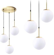 Lampa Sufitowa Metalowa Nowoczesna Silver Chrome