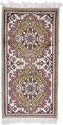 Agra Tappeto orientale 60 x 30 (Indian) Annodato A Mano