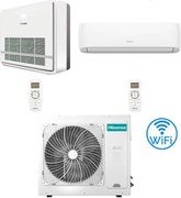 Climatizzatore Condizionatore Hisense Console + Hi Comfort R32 Dual Split Wifi Inverter 18000 + 18000 btu con u.e. 3AMW72U4RJC novitá Classe a++/a+