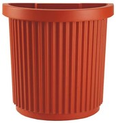 Vaso per piante e fiori EGEO PLASTECNIC in polipropilene terracotta H 70 cm L 53 x P 36 cm