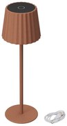 Lampada da Tavolo Ricaricabile 2.2W, IP54 CCT Dimmerabile - Corten Rigato Colore del corpo Corten
