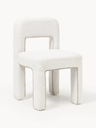 Sedia imbottita in bouclé Ana