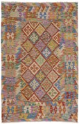 Kilim Tappeto 100x160 (Afghanistan) Tessuto A Mano