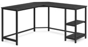 Scrivania angolare SOLEA nera