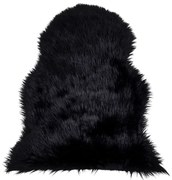 Pelliccia sintetica nera 50x85 cm - House Nordic