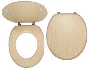 FERRO - Sedile per WC in MDF/finitura betulla