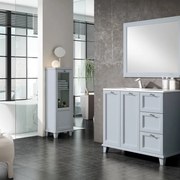 Mobile sottolavabo e lavabo Unike celeste L 100 cm 1 vasca