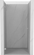 Mexen Lunar-B porta doccia battente sinistra 75 cm, trasparente, cromo - 832-075-000-01-00-L