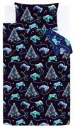 Set copripiumino e federa nero e blu per letto matrimoniale 200x200 cm Christmas Gamer – Catherine Lansfield