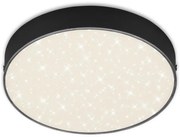 Briloner 7073-415 - Plafoniera LED STAR SKY LED/16W/230V diametro 21 cm nero