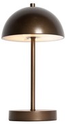 Lampada da tavolo da esterno a forma di fungo bronzo scuro ricaricabile - Keira