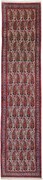 Senneh Tappeto persiano 390x90 Rosso (Iran) Annodato A Mano