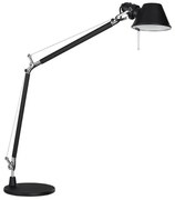 Artemide - Tolomeo Lampada da Tavolo E27 Nero con Base Nero Artemide