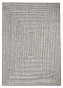 Tappeto per Esterni Quadro 230 x 160 x 0,5 cm Grigio