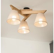 Plafoniera ANTONIO 3xE14/40W/230V rovere