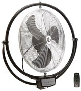 Ventilatore a parete EQUATION Minto nero 111 W Ø 50 cm