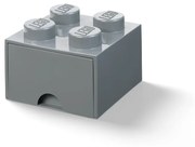 Contenitore per bambini grigio scuro con cassetto - LEGO®