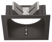 Cornice Quadrata Singola A Incasso Contemporanea Bento Metallo Nero