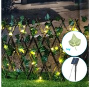 Aigostar - Catena solare LED 56xLED/2x0,4m IP65 bianco caldo ivy