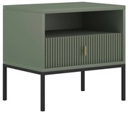 Comodino SUE verde/nero