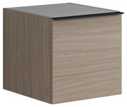 Struttura semi colonna da bagno Pixel 1 anta olmo rousseau L 40 x H 40 x P 45.5 cm