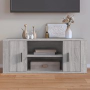 Mobile tv grigio sonoma 100x35x40 cm in legno multistrato