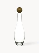 Caraffa in vetro soffiato con tappo in legno Eden, 1 L