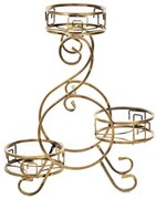 Portafiori 64x60 cm oro