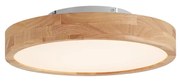 Plafoniera scandinava in legno 40 cm con LED dimmerabile - Pecker