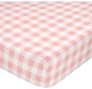 Lenzuolo con angoli HappyFriday BASIC KIDS Bianco Rosa 70 x 140 x 14 cm