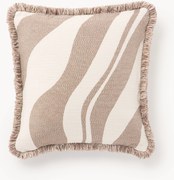 Copricuscino jacquard con frange Rui