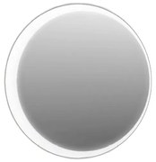 Specchio con illuminazione integrata completo di faretto bagno tondo L 70 x H 70 x P 2.5 cm
