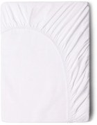 Lenzuolo elastico in cotone bianco, 180 x 200 cm - Good Morning