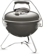 Weber Smokey Joe Premium Barbecue a Carbone, Maniglia per il trasporto, Ø 37 cm, Smoke Grey (1126704)