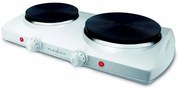 Nedis KAEP251EWT2 - Doppio fornello elettrico 15,5 cm e 18,5 cm 2300W/230V