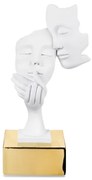 BONGELLI PREZIOSI STATUETTA FACE COPPIA H 20 cm