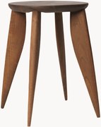 Tavolino rotondo in legno di noce Feve