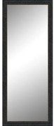 Specchio rettangolare in legno nero 60 x 170 cm